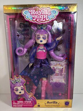 Royale High Avrilla Dark Fairy 9" Doll Series doll pack New in package (No code)
